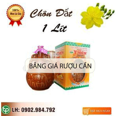 Bảng Giá Rượu Cần 2021 Mới Nhất